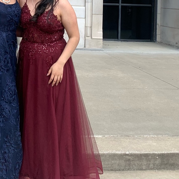 JJs House Dresses Maroon Size 214 Prom Dress From Jjshouse Poshmark
